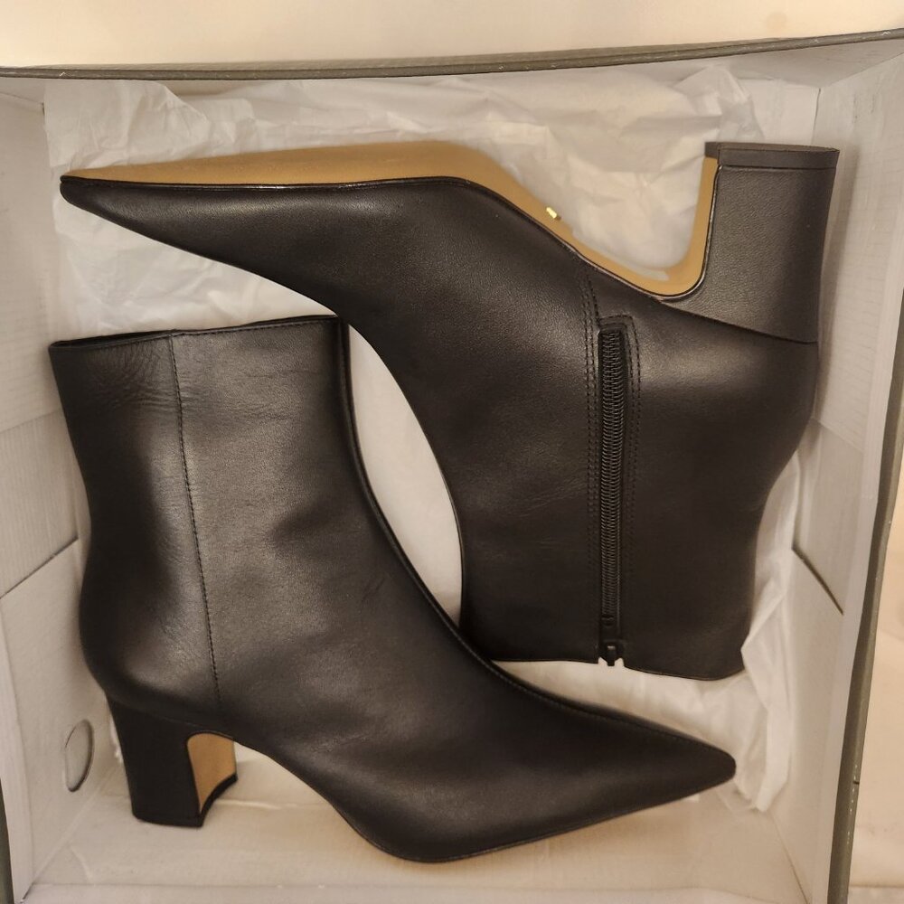 Arezzo Black Leather "Jemma" boots. NIB. Size Various - Picture 8 of 10